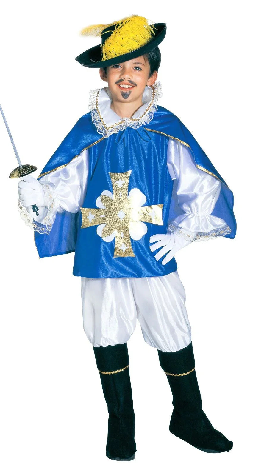 Disfraz de Mosquetero Azul para Niño Mosquetero Widmann